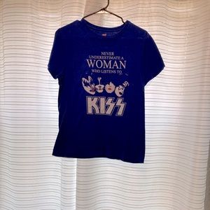 Blue tshirt, Kiss Army